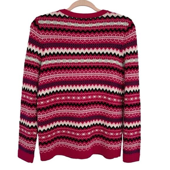 Talbots Lambswool Blend Fair Island Cardigan Sweater MP - Picture 5 of 6